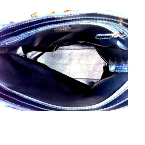 Gucci Tom Ford Vintage Made In Italy Black Suede Tote Bag Rago Bros Restored - Picture 6 of 13